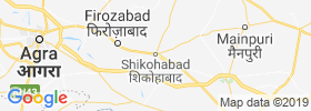 Shikohabad map